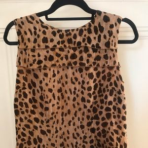 Medina leopard print shell